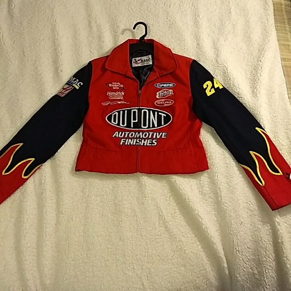 Like new #24 Jeff Gordon racing jacket size sm